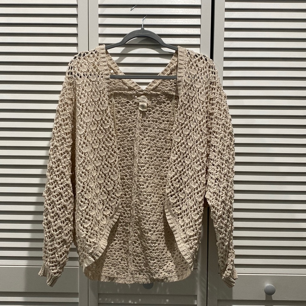 dolman crochet sweater